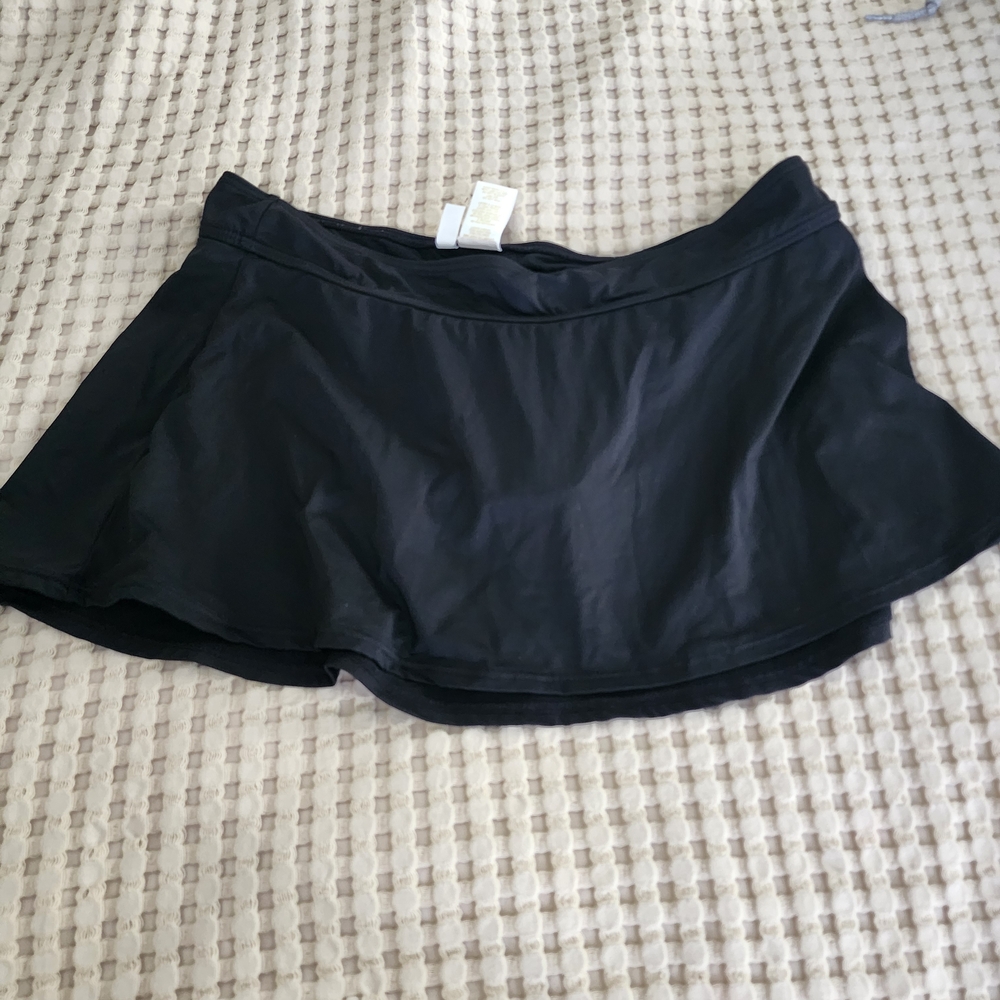 Black Swim Skirt Size Medium
